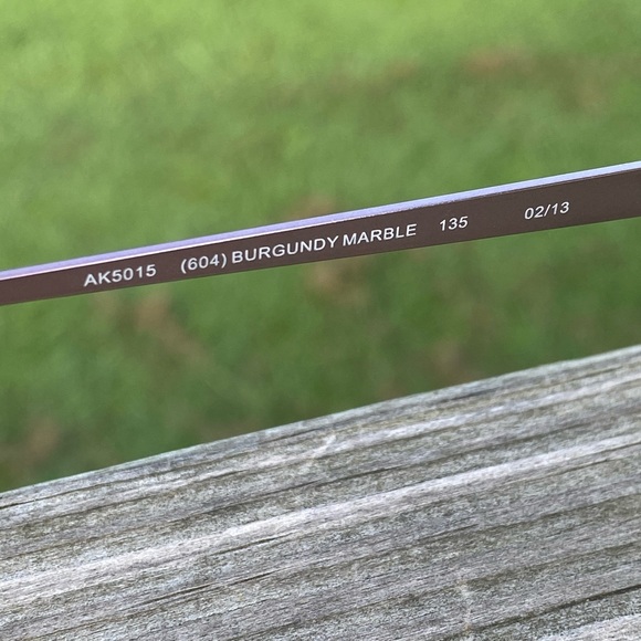 Anne Klein glasses frames AK5015 burgundy marble - Picture 7 of 13